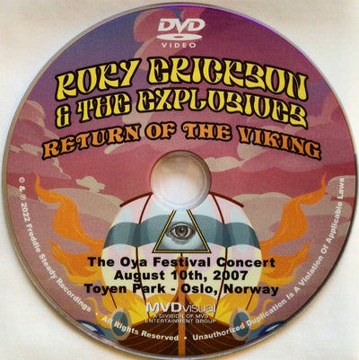 Roky Erickson & Explosives - Halloween II (Live 2007) RSD2022 Indie Exclusive White Coloured Vinyl 2LP + DVD (Used)