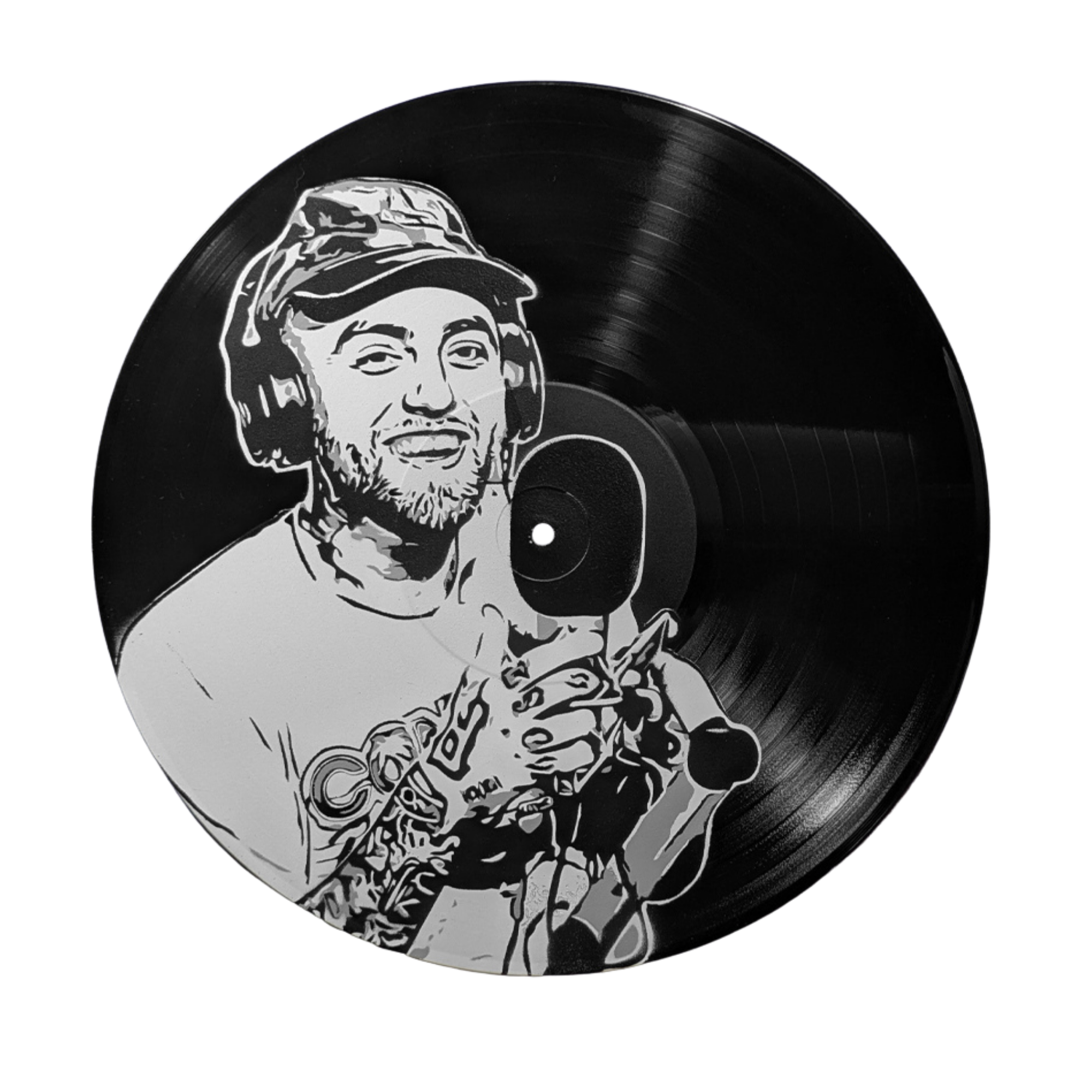 Vinyl Art - Mac Miller Design 2 Spray-Painted Vinyl