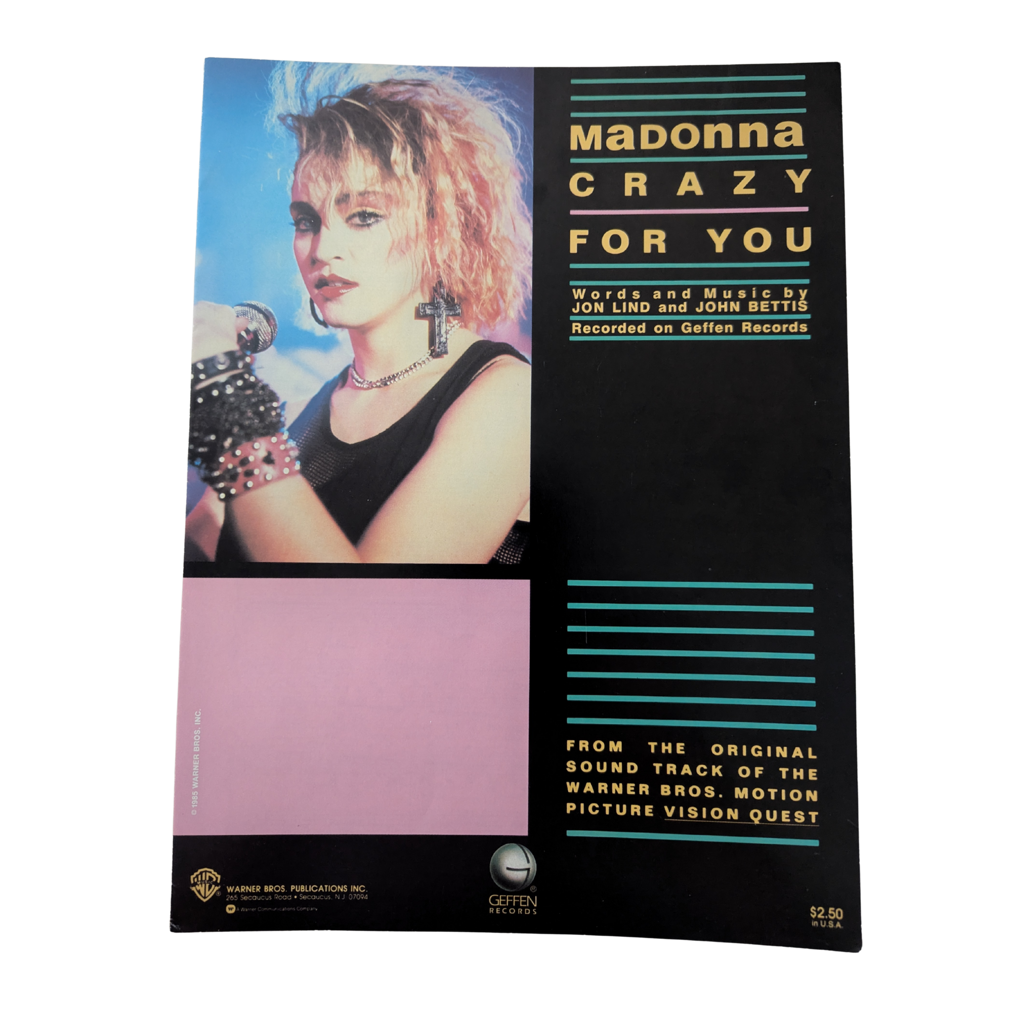 Madonna - Crazy For You Sheet Music