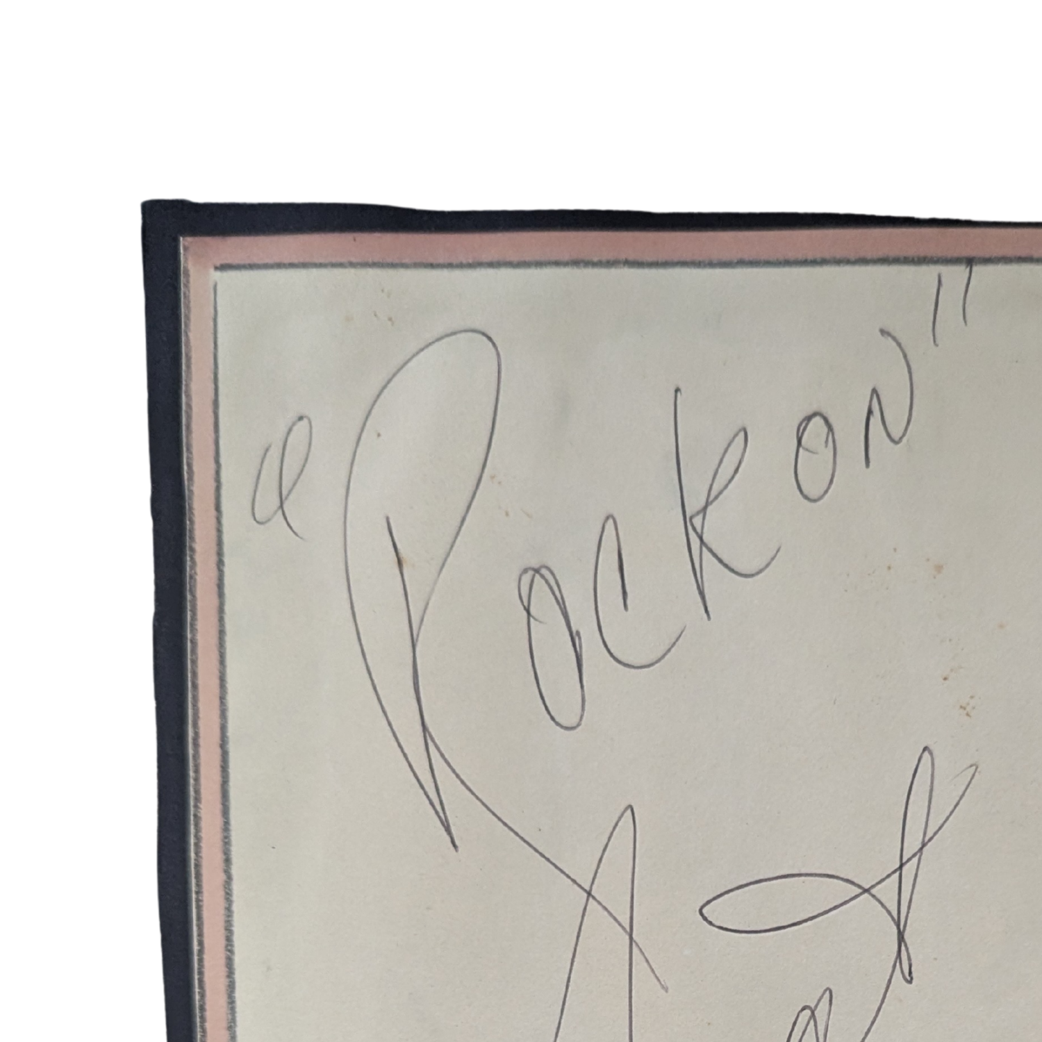 Meatloaf - Autograph On Paper