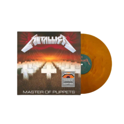 Metallica - Master Of Puppets Battery Brick Red Coloured Vinyl LP