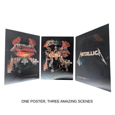 Metallica - 3D Lenticular Poster