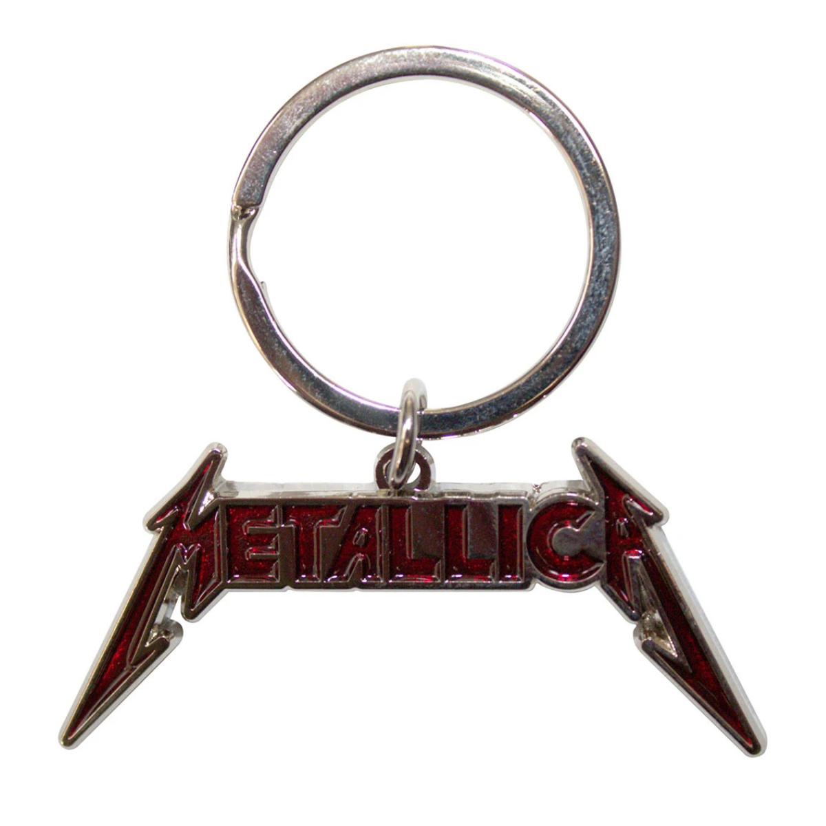 Metallica - Bright Red Logo Keychain