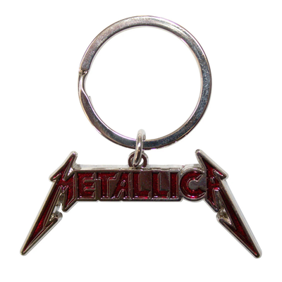 Metallica - Bright Red Logo Keychain