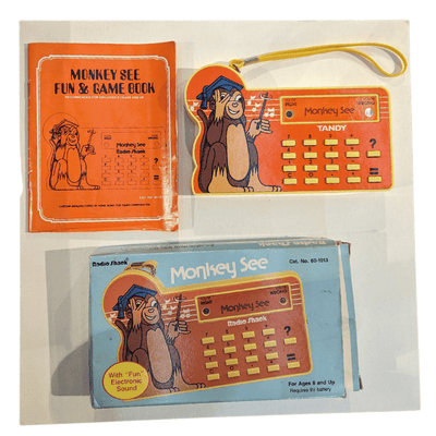 Monkey See - Tandy Handheld Vintage Math Game