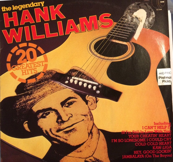 Hank Williams - The Legendary Hank Williams Limited Edition Vinyl LP (Used)