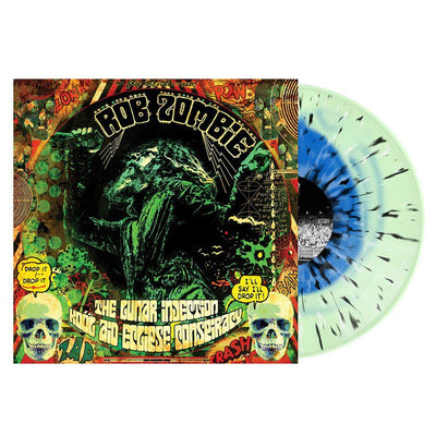 Rob Zombie - The Lunar Injection Kool Aid Eclipse Conspiracy Blue/Green/Black/Bone Splatter Coloured Vinyl LP