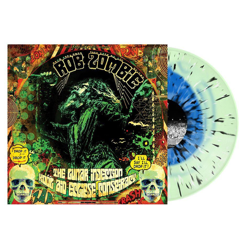 Rob Zombie - The Lunar Injection Kool Aid Eclipse Conspiracy Blue/Green/Black/Bone Splatter Coloured Vinyl LP