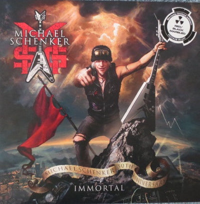 Michael Schenker Group - Immortal Black/White Marbeled Coloured LP Vinyl LP