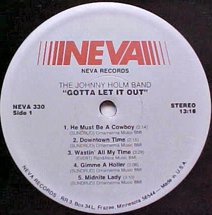 Johnny Holm Band - Gotta Let It Out Vinyl LP (Used)