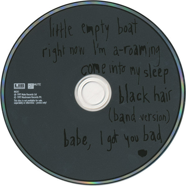 Nick Cave & The Bad Seeds - The Boatman's Call Australian Tour 1997 5 Track Promo CD single