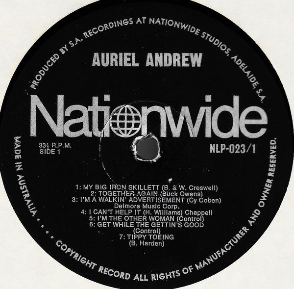 Auriel Andrew - Just For You Vinyl LP (Used)