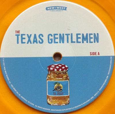 Texas Gentlemen - TX Jelly Orange Marmalade Coloured Vinyl LP (Used)