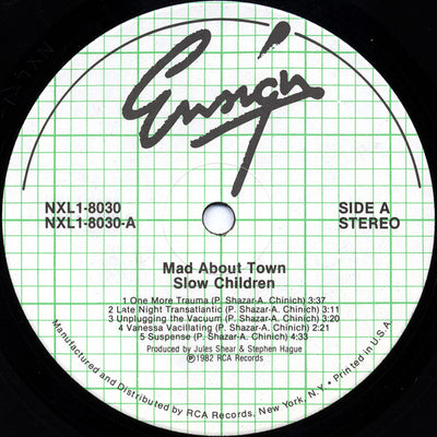 Slow Children - Mad About Town Vinyl LP (Used)