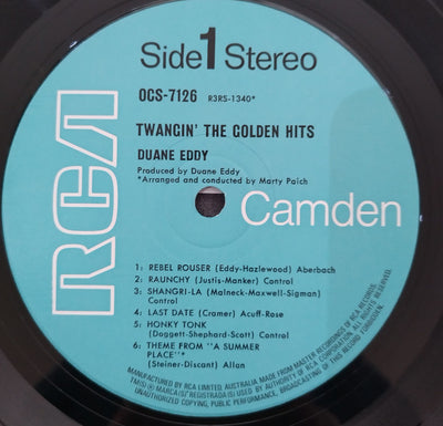 Duane Eddy - Twangin' The Golden Hits Vinyl LP (Used)