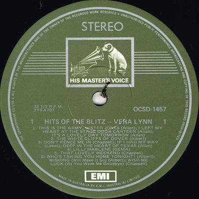 Vera Lynn - Hits Of The Blitz Vinyl LP (Used)