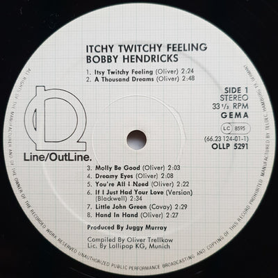 Bobby Hendricks - Itchy Twitchy Feeling Vinyl LP (Used)