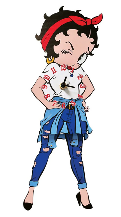 Betty Boop - Swinging Legs Clock