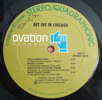 Harvey Mandel - Get Off In Chicago Vinyl LP (Used)