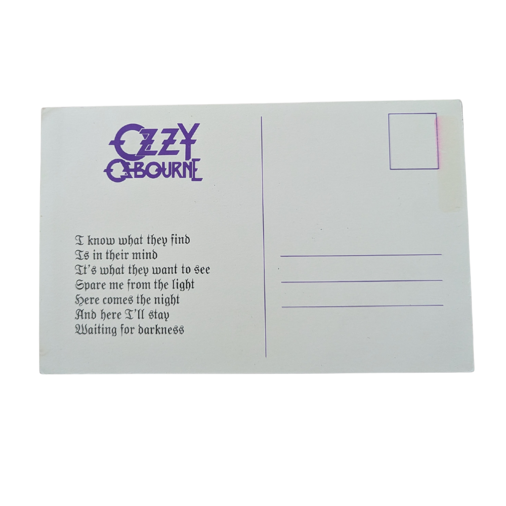 Ozzy Osbourne - Bark At The Moon Postcard