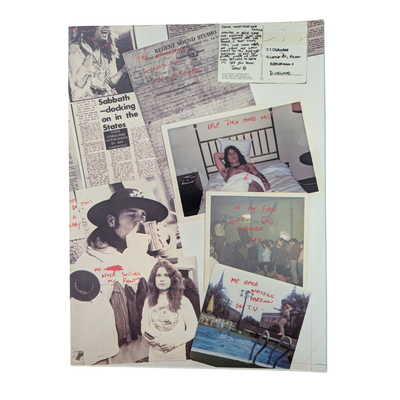 Ozzy Osbourne - Double Sided Vintage Poster