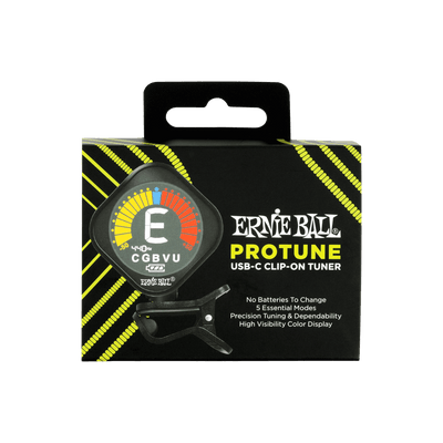 Ernie Ball - ProTune USB-C Rechargeable Clip-on Tuner