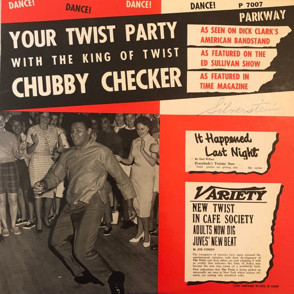 Chubby Checker - Your Twist Party (With The King Of Twist) Vinyl LP (Used)