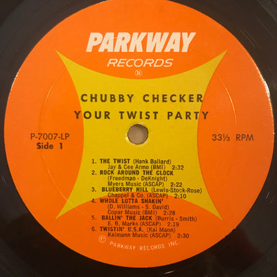 Chubby Checker - Your Twist Party (With The King Of Twist) Vinyl LP (Used)