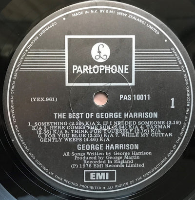 George Harrison - The Best Of George Harrison Vinyl LP (Used)