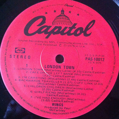 Wings - London Town Vinyl LP (Used)