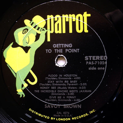 Savoy Brown - Getting To The Point Vinyl LP (Used)