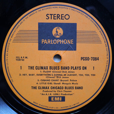 Climax Blues Band - Plays On Vinyl LP (Used)