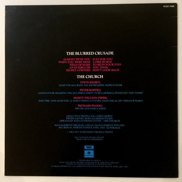 Church ‎– The Blurred Crusade Vinyl LP (Used)