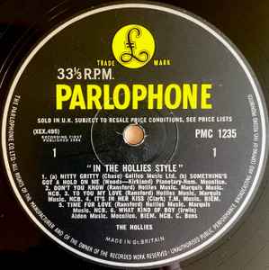 Hollies - In The Hollies Style Mono Vinyl LP (Used)