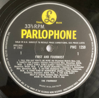 Fourmost - First And Fourmost Vinyl LP (Used)