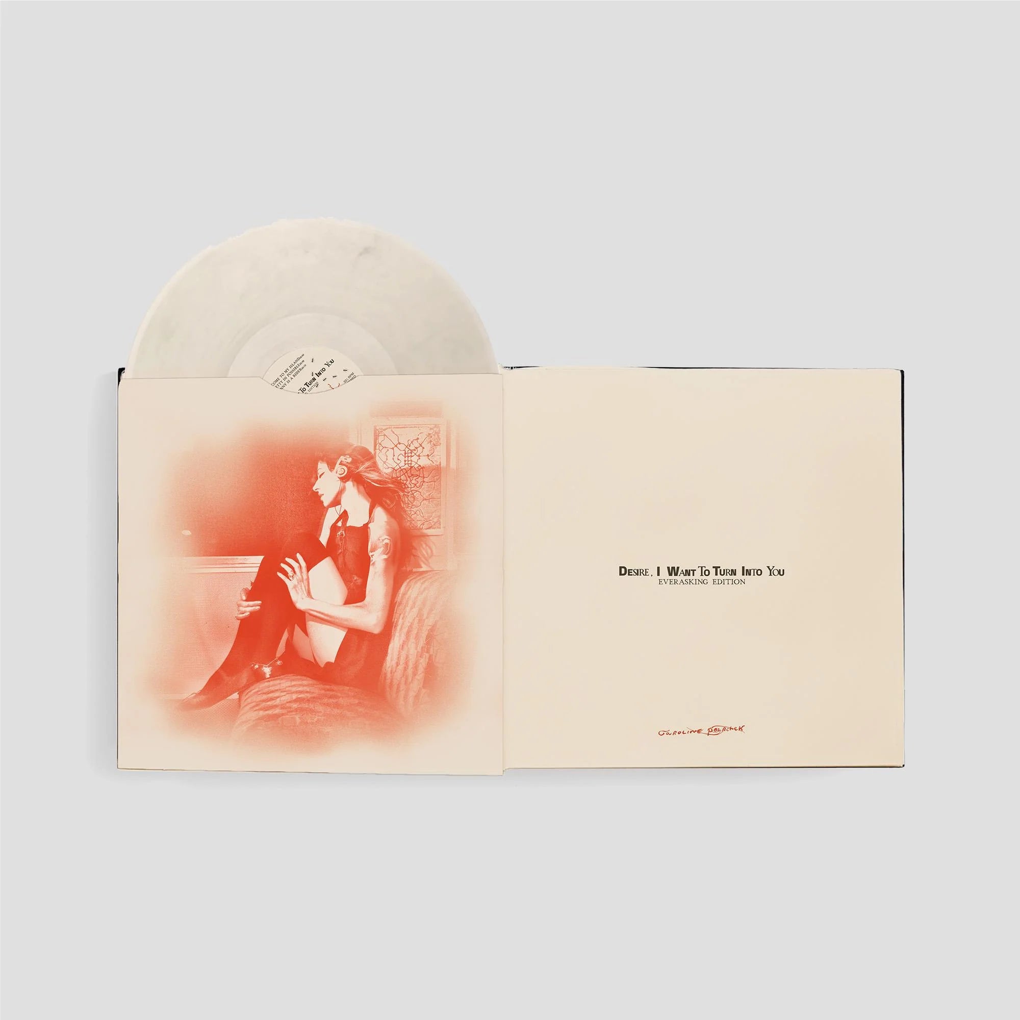 Caroline Polachek - Desire, I Want To Turn Into You: Everasking Edition Translucent Milky Clear Coloured Vinyl 2LP