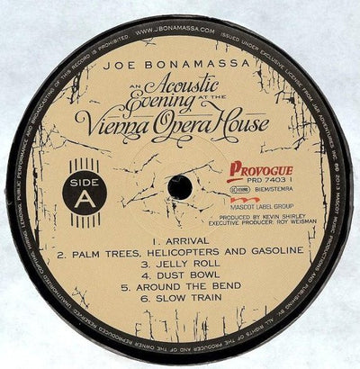 Joe Bonamassa - An Acoustic Evening At The Vienna Opera House Vinyl 2LP (Used)