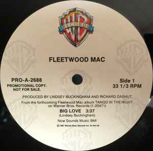 Fleetwood Mac - Big Love Vinyl LP (Used)