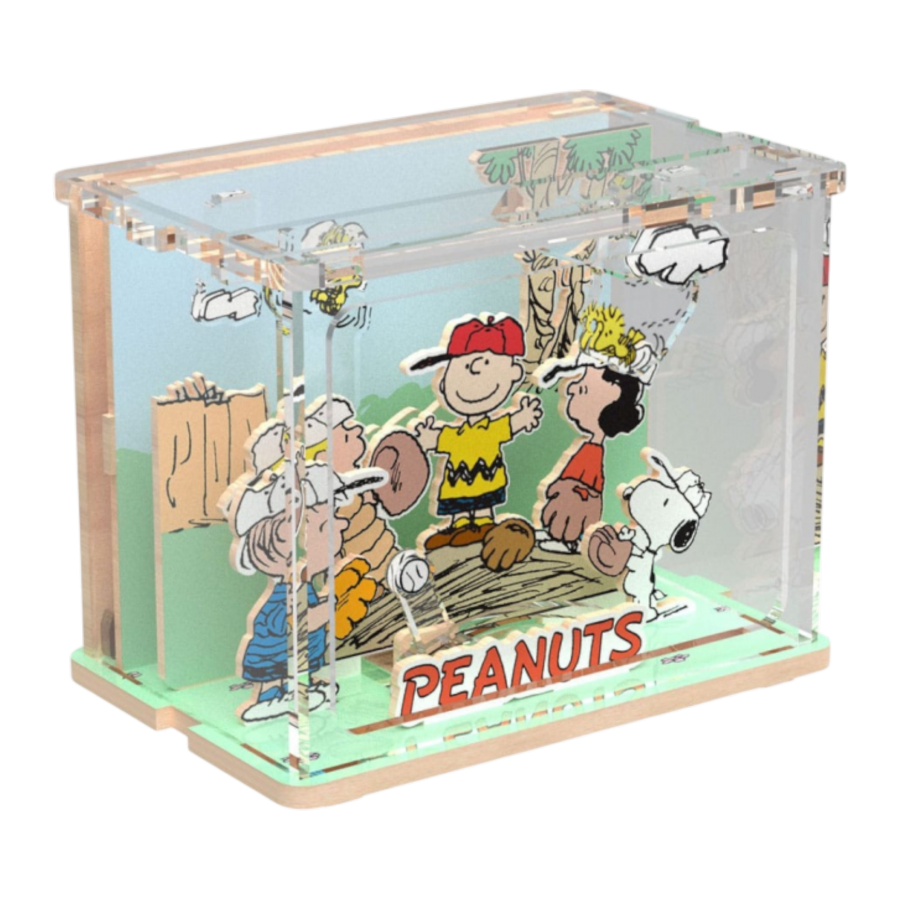 Peanuts - Snoopy Baseball Time DIY Mini Scene (47 Pcs)