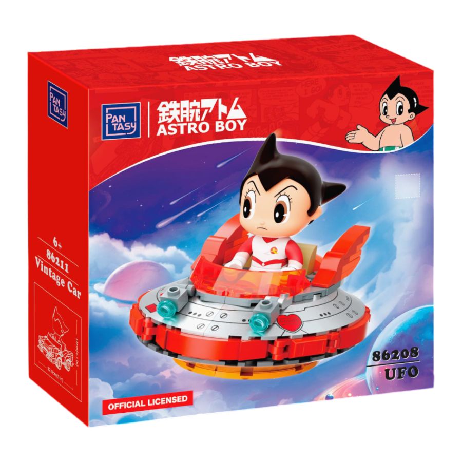Astro Boy - Astro Boy in UFO Construction Set (125 Piece Kit)