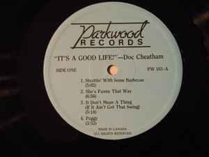 Doc Cheatham - It's A Good Life! Vinyl LP (Used)