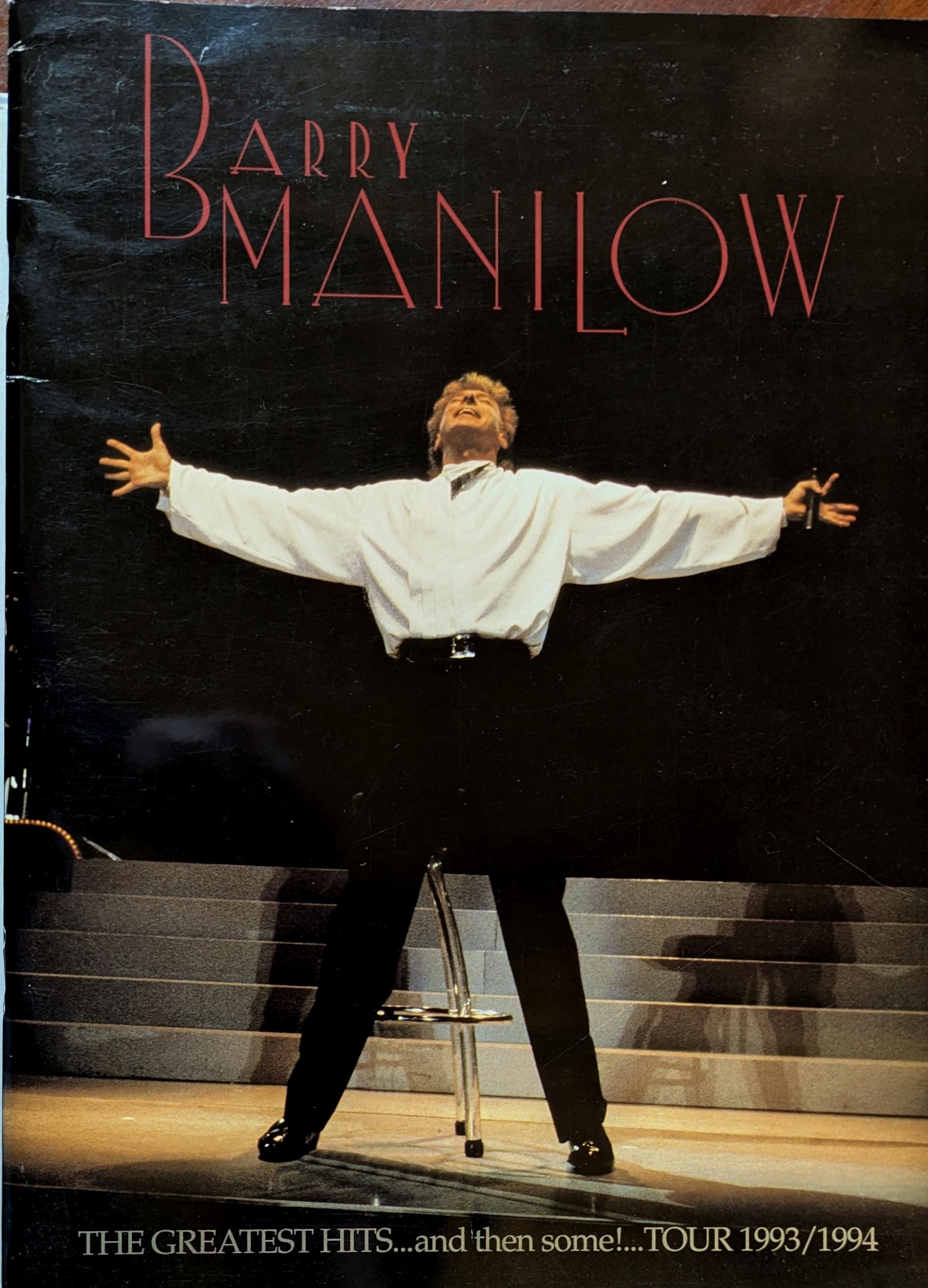 Barry Manilow - Greatest Hits & Then Some 1993/94 Original Concert Tour Program