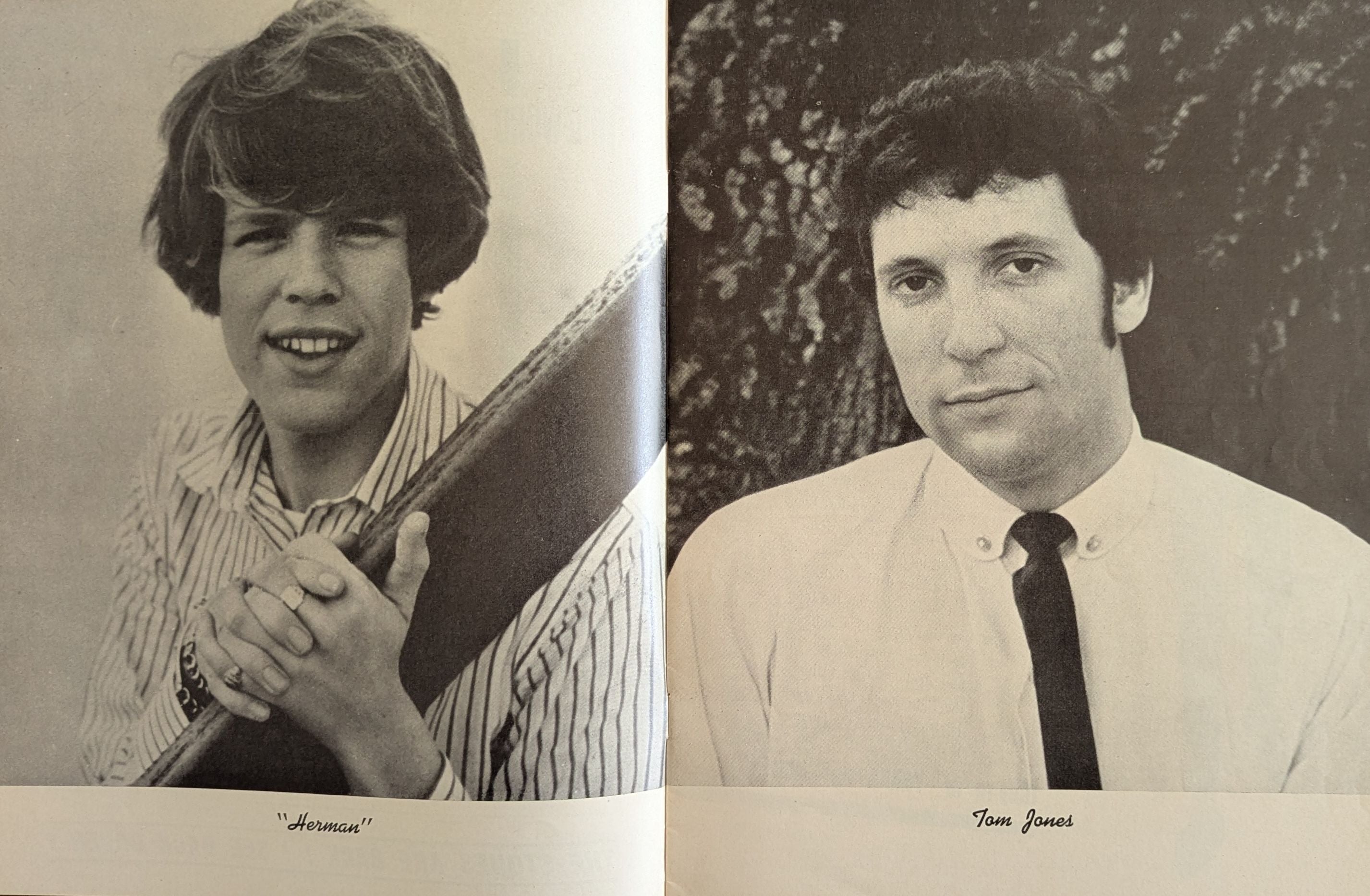 Herman Hemits, Tom Jones & Ray Columbus - Caravan Of Stars '66 Australian Original Concert Tour Program