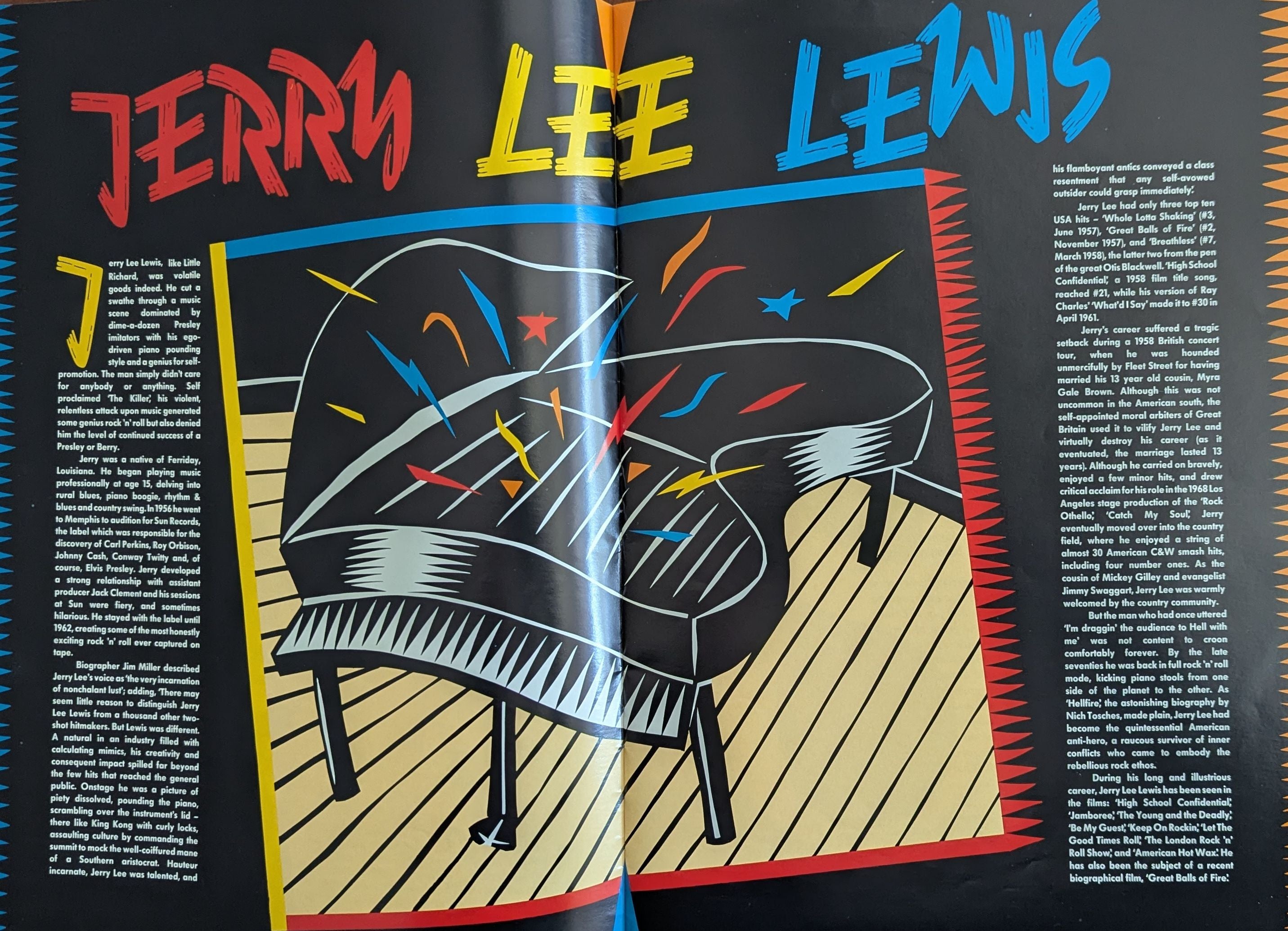 Chuck Berry, Bo Diddley, Everly Brothers, Lesley Gore & More - Legends Of Rock Tour '89 Australian Original Concert Tour Program