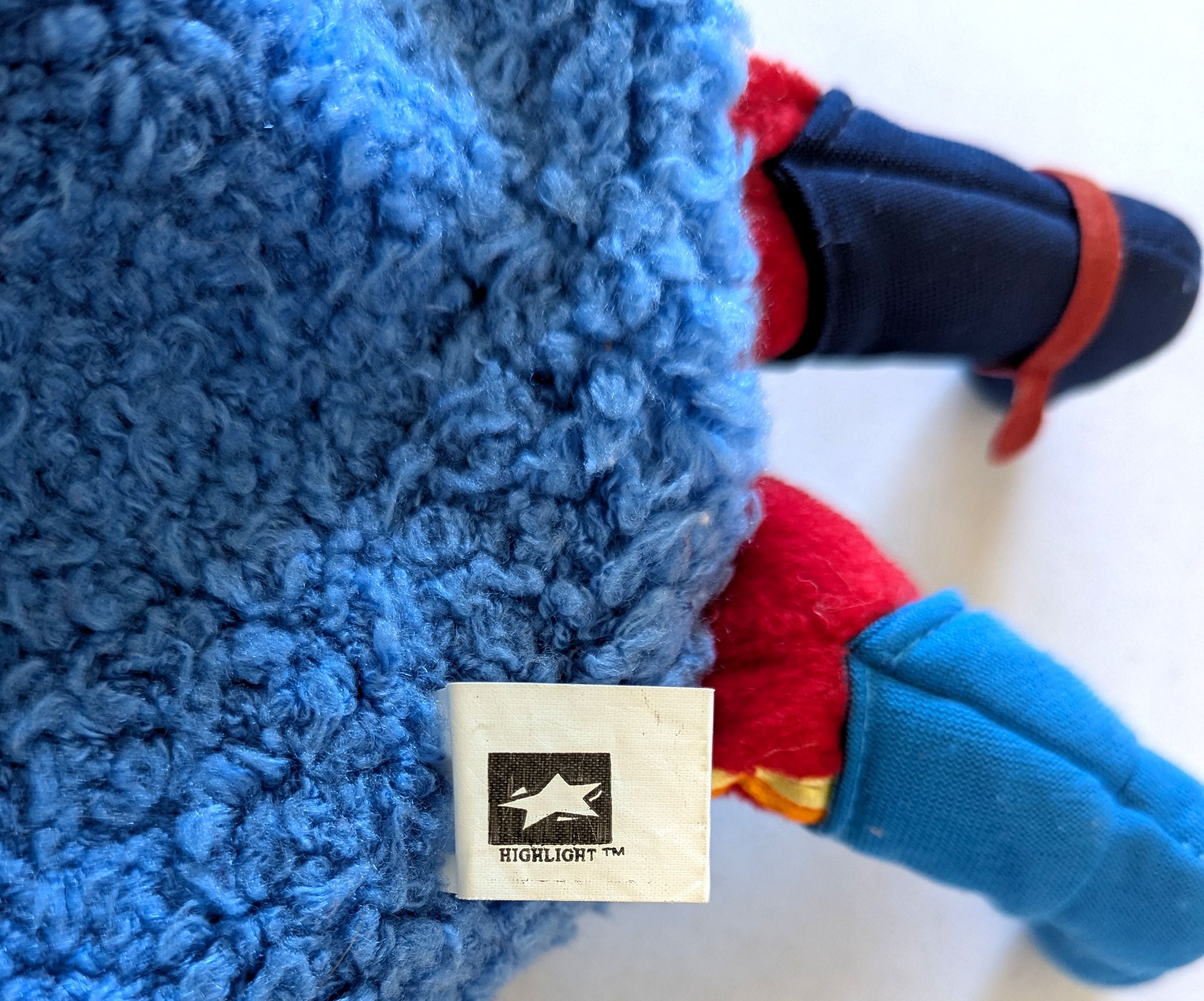 Beatles - Vintage 1999 Blue Meanie Plush Beanbag Toy