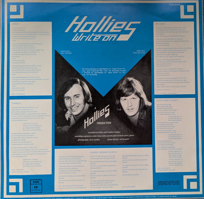 Hollies - Write On Autographed Vinyl LP (Used)