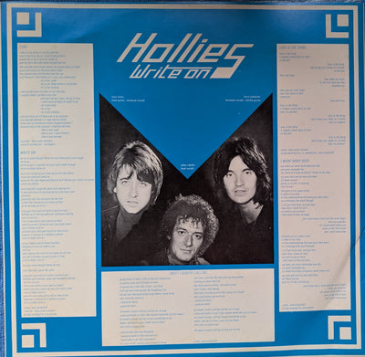 Hollies - Write On Autographed Vinyl LP (Used)