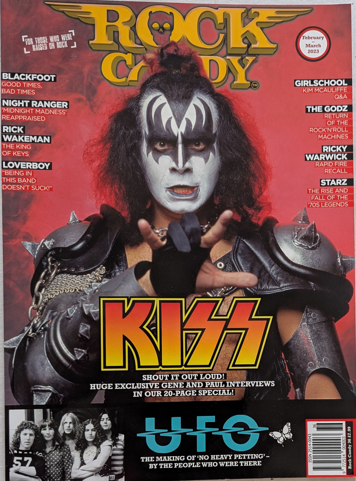 Kiss - Rock Candy Issue 36 February/March Magazine (2023)