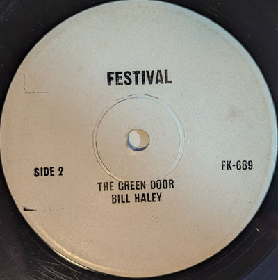 Bill Haley & His Comets - Yeah! She's Evil / The Green Door Festival Promo 7" Vinyl Single