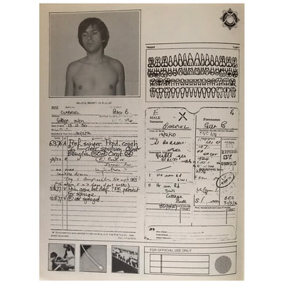 Peter Gabriel - The Peter Gabriel Tour 1977 Original Concert Tour Program With Ticket